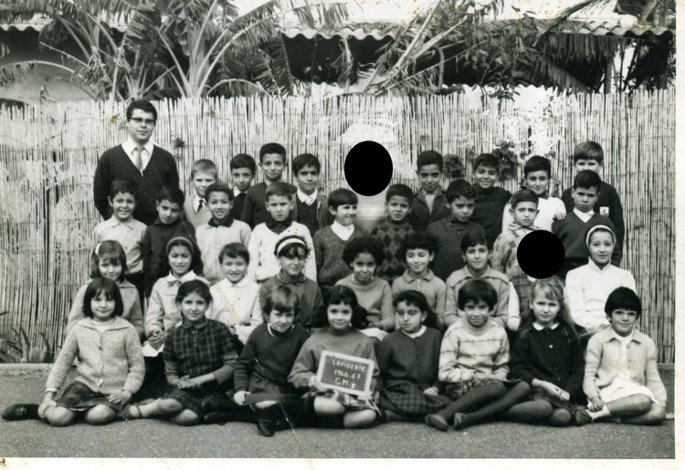 1967 - CM 1 avec M. Giovanelli - Ecole lavigerie,