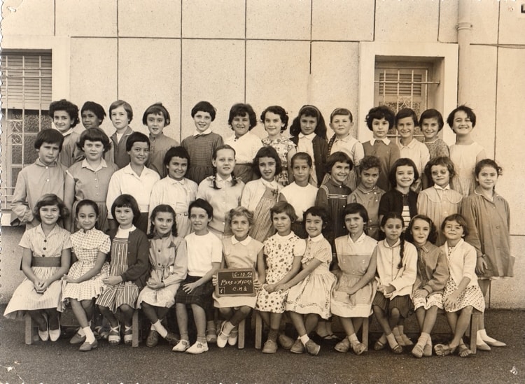 1959 - Hydra  CM1 1959 - Ecole primaire hydra