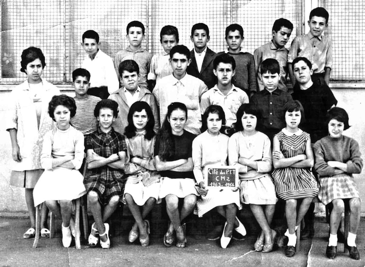1963 - CM2 Cité des PTT Hydra Alger - Ecole primaire hydra