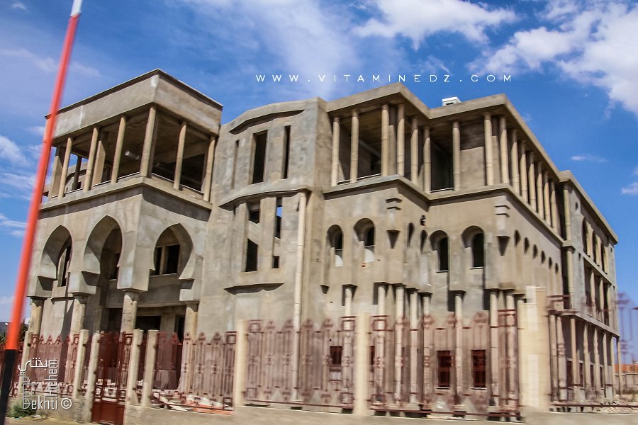 Sebdou Mosquée Saad Ibn Abi Waqas lors de sa construction