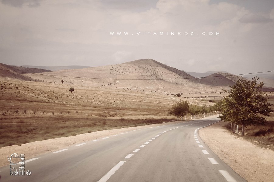 La route entre Sebdou et Laaricha