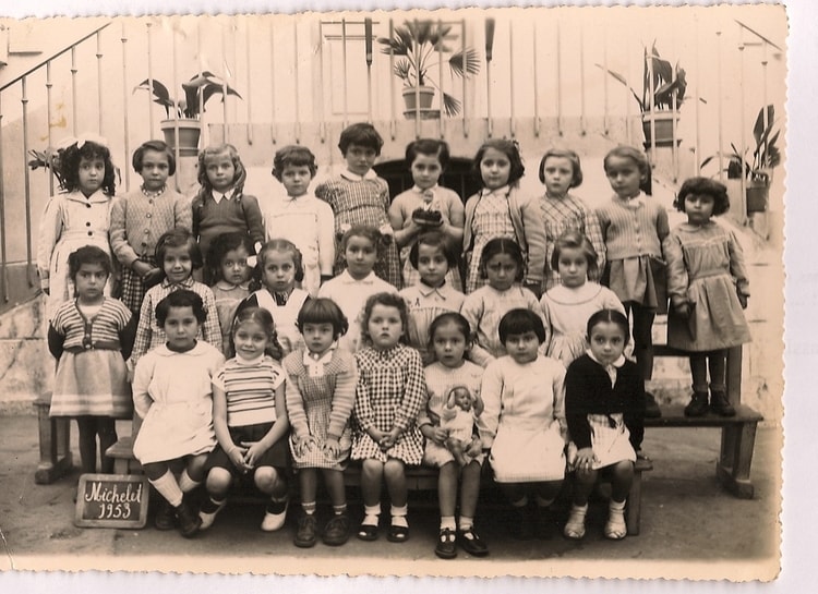 1953 - Classe de 12ème CP1 - Ecole du parc de galland