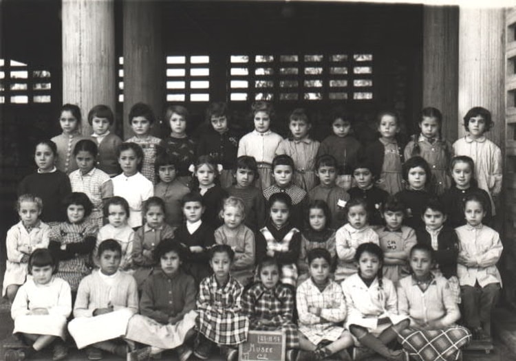 1957 - CP - Ecole du parc de galland