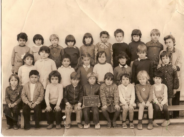 1971 - CP BOIS DE BOULOGNE 1971/1972 - Ecole du bois de boulogne