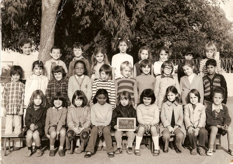 1972 - CE1 BOIS DE BOULOGNE 19721973 - Ecole du bois de boulogne