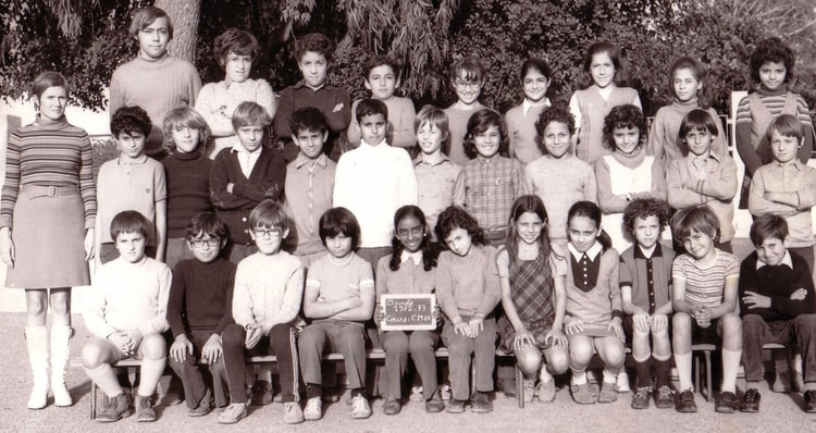1972 - ANNEE 1972-73 CM2A - Ecole du bois de boulogne