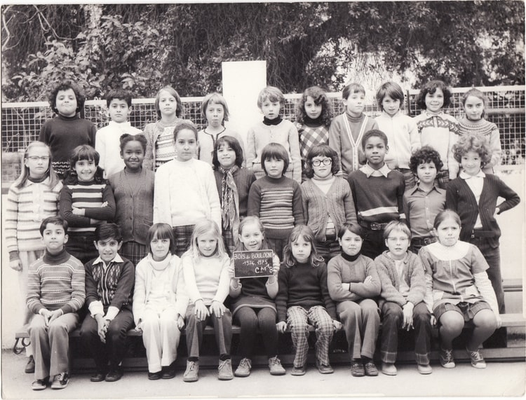 1974 - CM1 Bois de Boulogne Alger. Arlette - Ecole du bois de boulogne