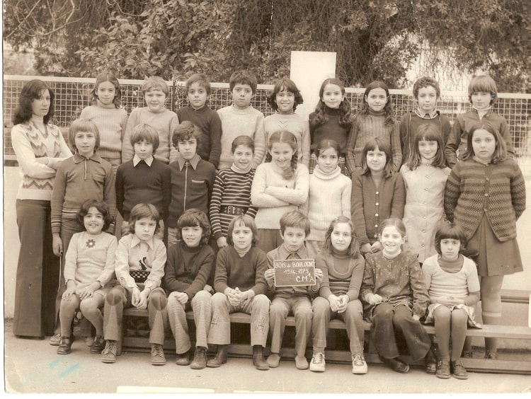 1974 - CM1 BOIS DE BOULOGNE 1974/1975 - Ecole du bois de boulogne
