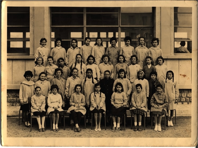 1958 - Lycée de jeunes filles.Kouba (Alger)  - Lycee de kouba