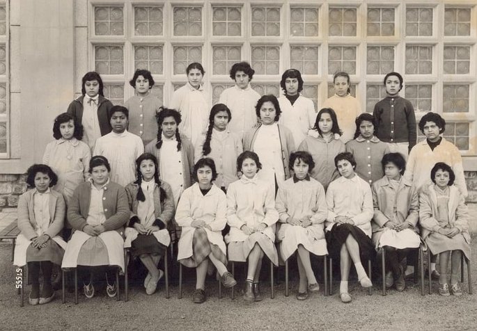 1959 - Lycée de jeunes filles. Kouba 5ème Franco-Musulman 2 - Lycee de kouba