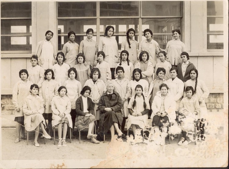 1960 - Lycée de jeunes filles à Kouba (Alger) 4 ème F.M.2 - Lycee de kouba