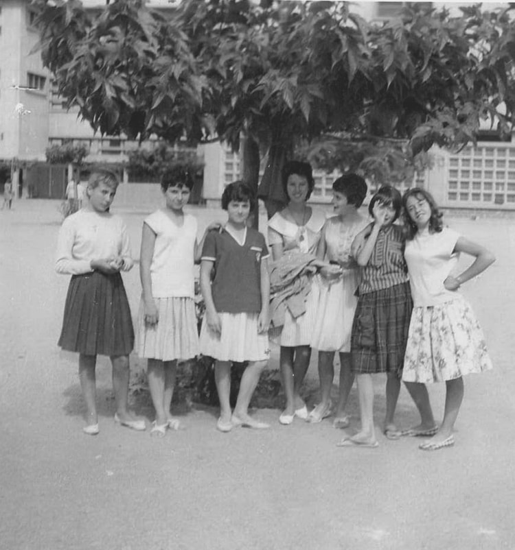 1961 - Récréation à Kouba - Lycee de kouba