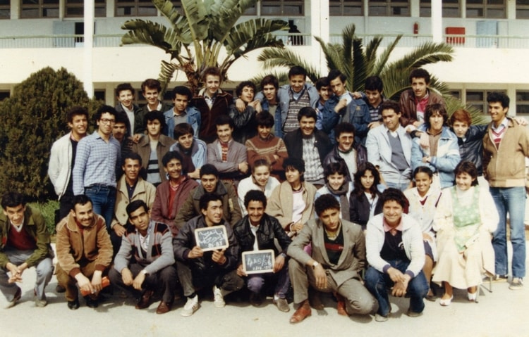 1984 - CLASSE 2eme AS  SERIE SCIENCE TRANSITOIRE - Lycee de kouba