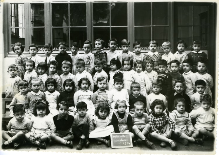 1954 - Maternelle Laplace 1ère année - Ecole clauzel