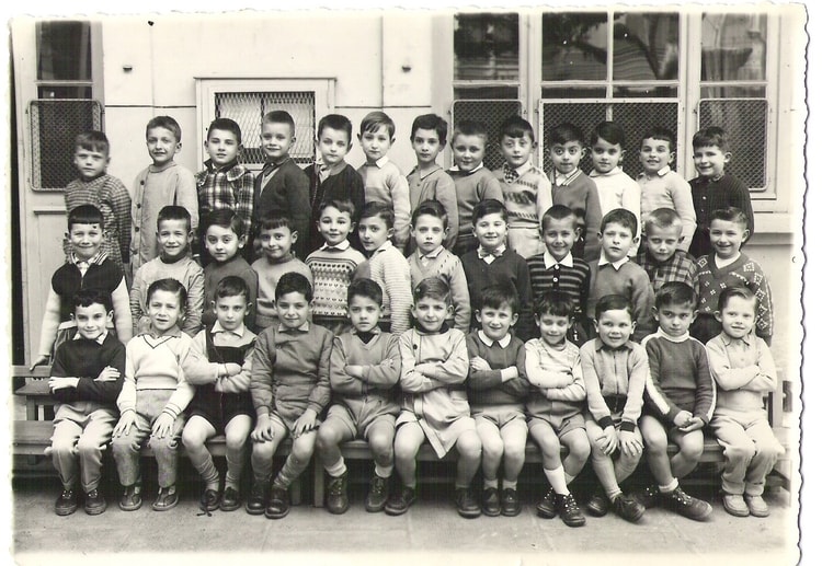 1955 - Cp - Ecole clauzel