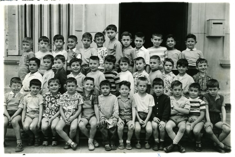 1956 - CP 1956-1957 Ecole Clauzel - Ecole clauzel
