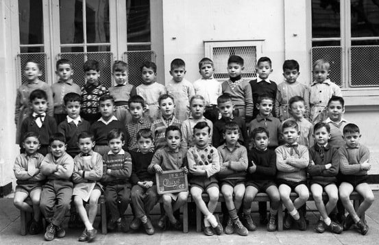 1957 - Cp - Ecole clauzel