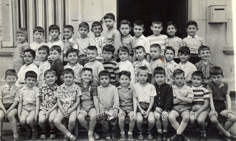 1957 - CP - Ecole clauzel