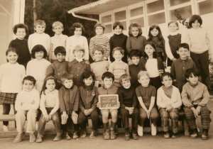 1970 - CE1 a Olivage 1970/71 - école de l'olivage