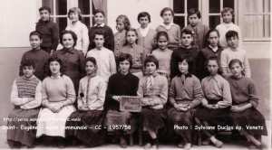 1957 - 6 ème cours complémentaire filles - Saint eugène a alger