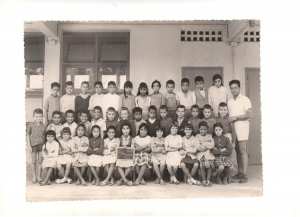 1961 - Classe de CE1 Les Pins Maritimes - Ecole des pins