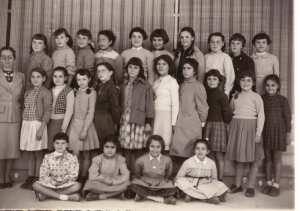 1956 - Classe de Mme MATTEI - CM2 - Ecole de diar es saada