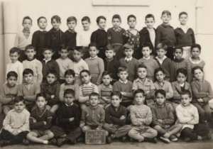 1955 - Classe CE2  1955/1956 - Ecole chazot garçons