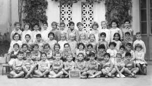 1960 - Classe maternelle 1960/1961 - Ecole rampe valée