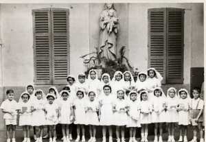1953 - Communion privée - Ecole saint vincent de paul