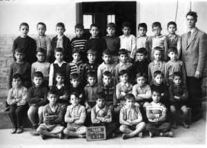1955 - Cours élémentaire 1ere année - Ecole rue camille douls