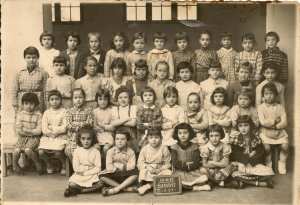 1955 - Cours Elementaire 1 - Ecole primaire de filles rue barnave