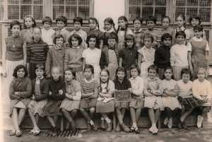 1958 - Classe de 7ème CM2 - Ecole primaire de filles rue barnave