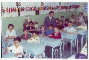 1970 - Photo de classe avec Mr Napoleon - College saint-bonaventure