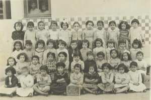 1955 - Classe enfantile 1ère année - Ecole du stade municipal