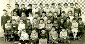 1958 - Cours Préparatoire CP - Ecole du stade municipal