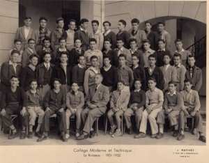 1951 - 3ème 2 - College technique du ruisseau