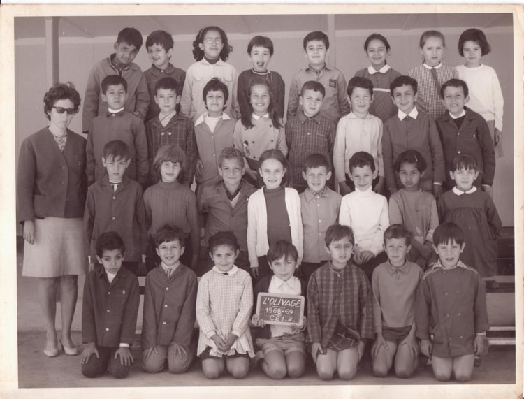 1969 - CE1 - école de l'olivage