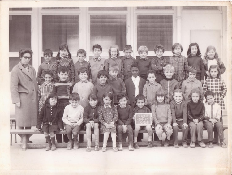 1970 - CE1 - école de l'olivage