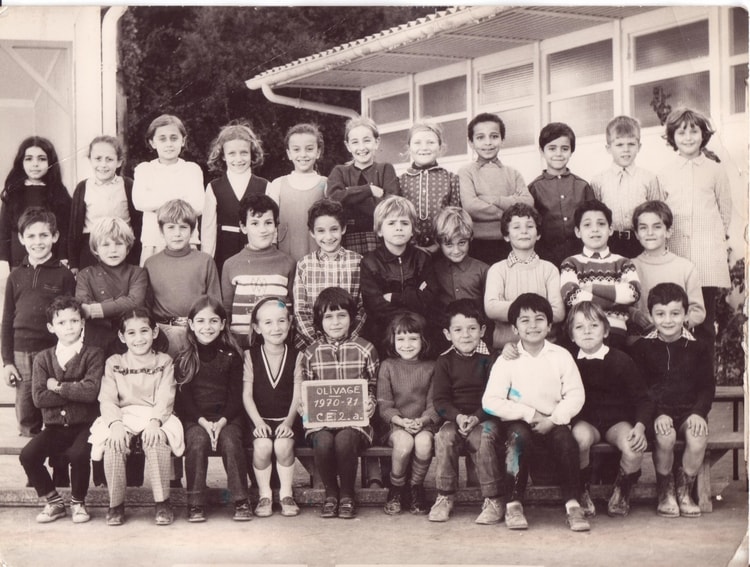 1971 - CE2 - école de l'olivage