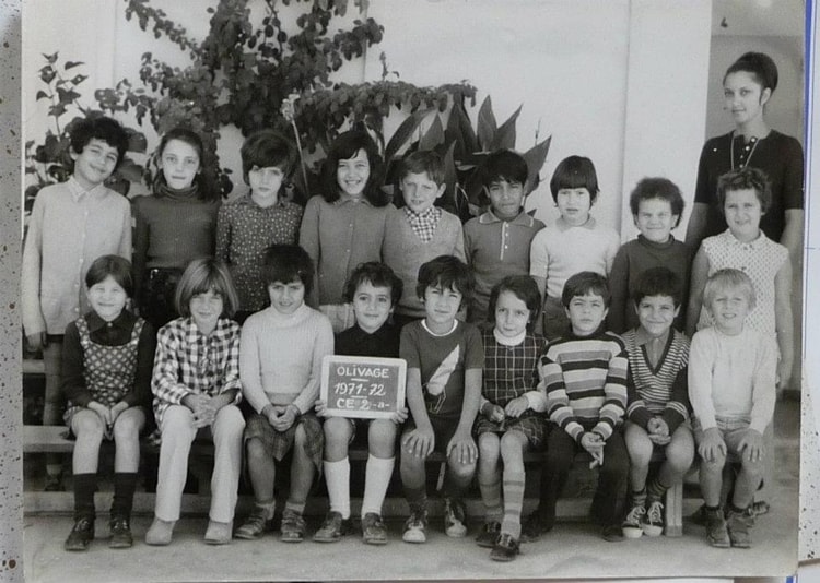 1971 - CE2 a - école de l'olivage