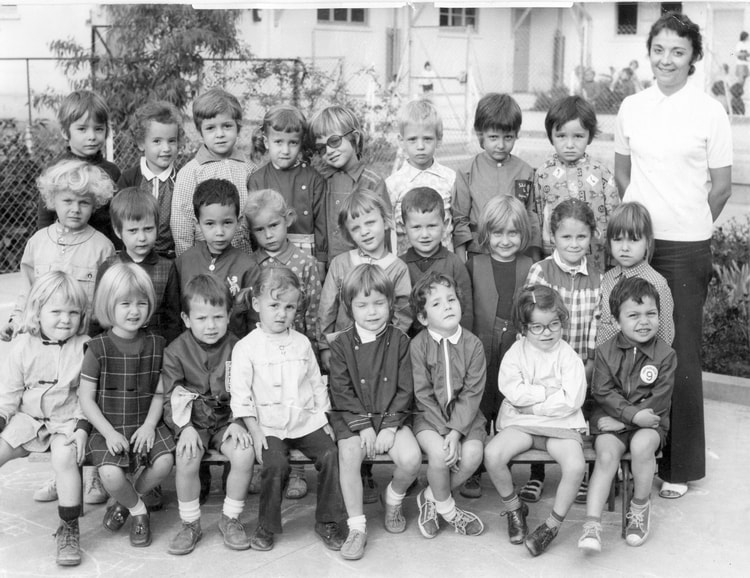 1971 - Moyenne section maternelle - école de l'olivage