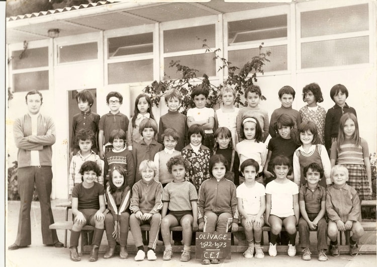 1973 - CE1 - école de l'olivage