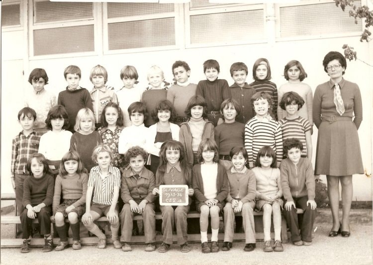 1973 - Ce2 - école de l'olivage
