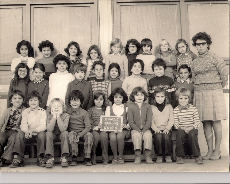 1974 - Ce2 - école de l'olivage