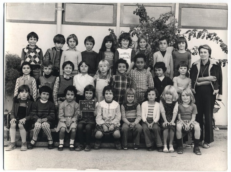 1975 - CE2 1975 / 1976 - école de l'olivage