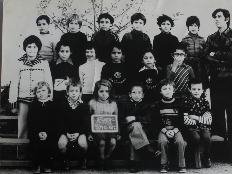 1976 - CE1 - 1976/1977 - - école de l'olivage
