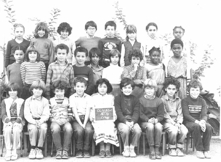 1981 - CM1-B - école de l'olivage