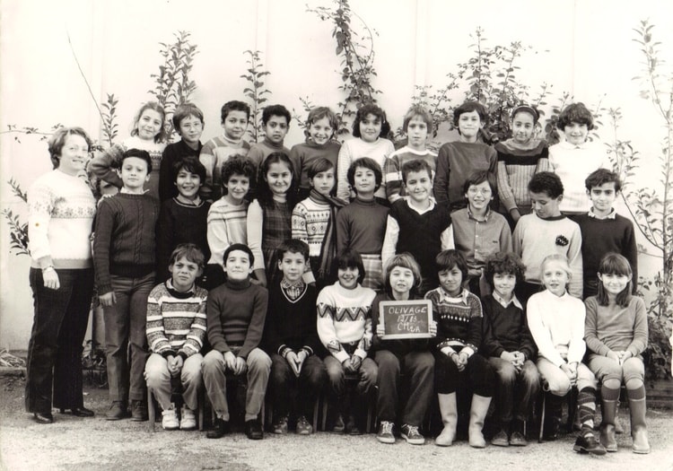 1982 - CM2 A - école de l'olivage