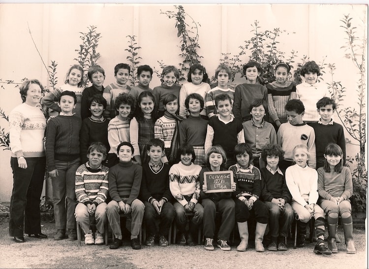 1982 - CM2A - école de l'olivage
