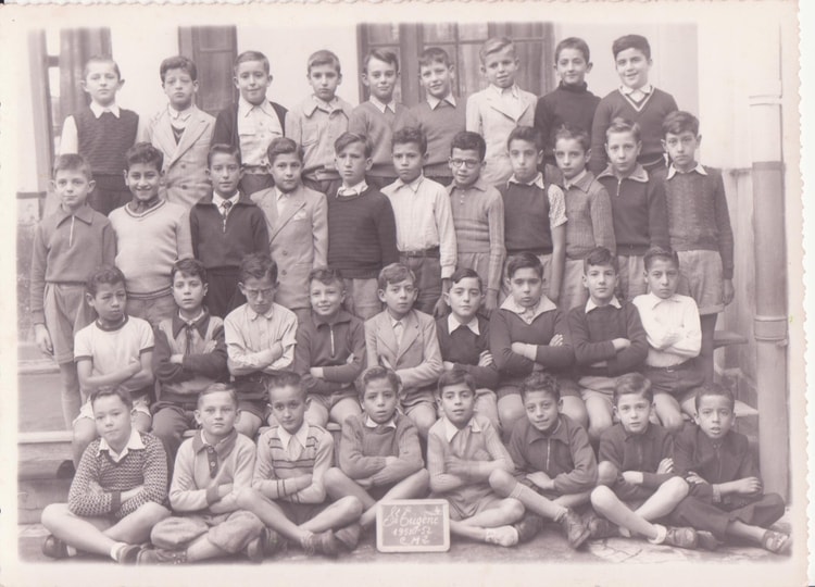 1952 - Cours moyen 1ere année - Saint eugène a alger